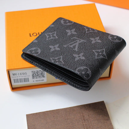 LV 25S MULTIPLE WALLET IN MONOGRAM ECLIPSE COATED CALFSKIN
