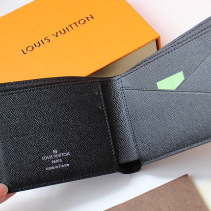 LV 25S MULTIPLE WALLET IN MONOGRAM ECLIPSE COATED CALFSKIN