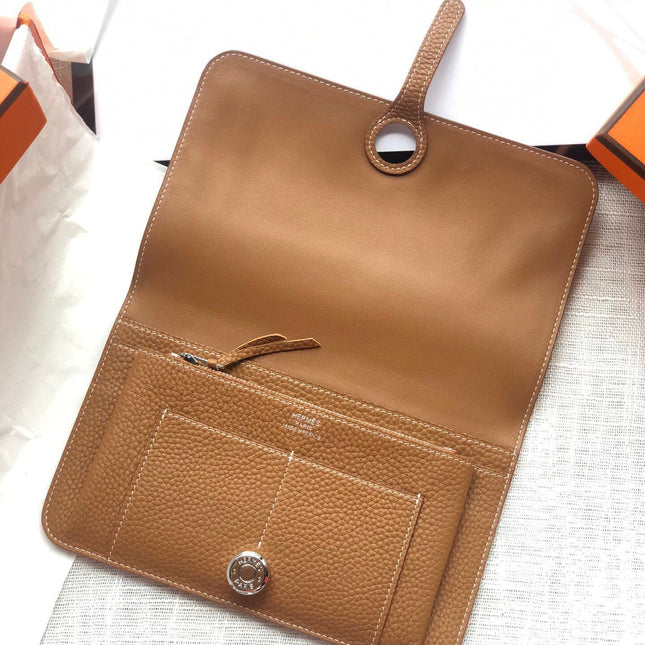 HM Dogon Wallet 20 Tan Togo Shw