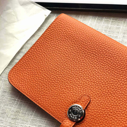 HM Dogon Wallet 20 Orange Togo Shw