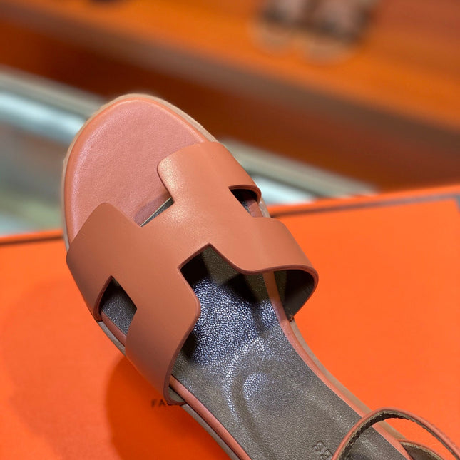 SANTORINI SANDAL FIRE CALFSKIN