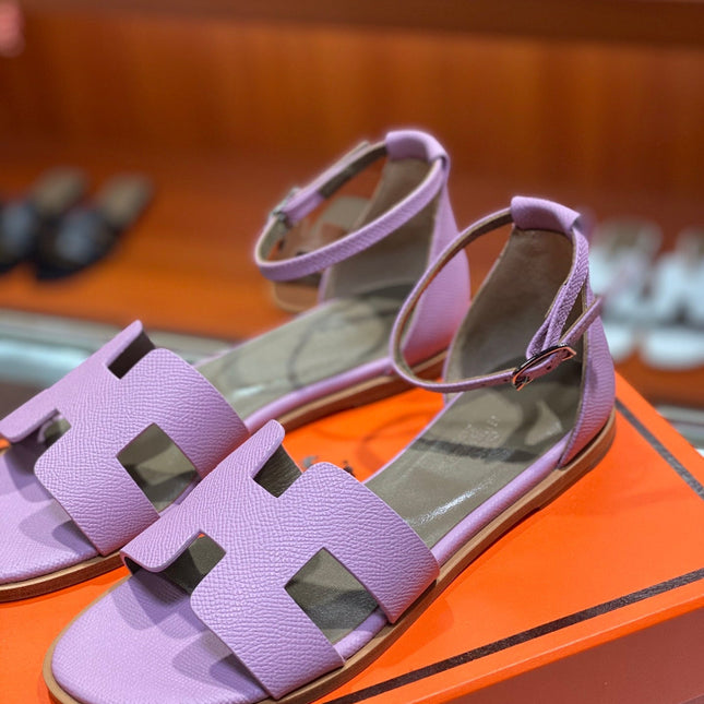 SANTORINI SANDAL LAVENDER CALFSKIN