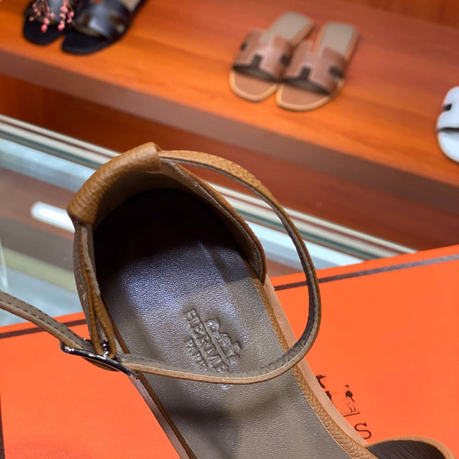 SANTORINI SANDAL BRONZE CALFSKIN