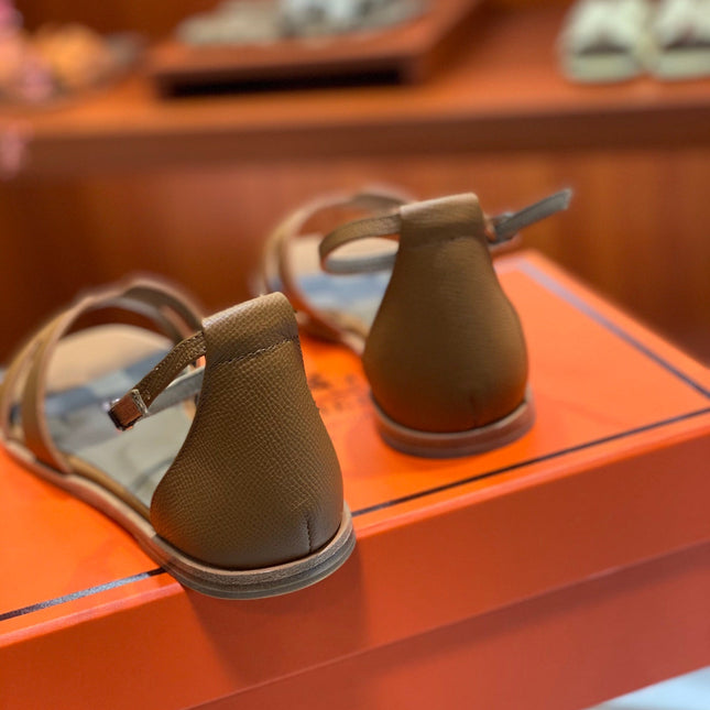 SANTORINI SANDAL BRONZE CALFSKIN