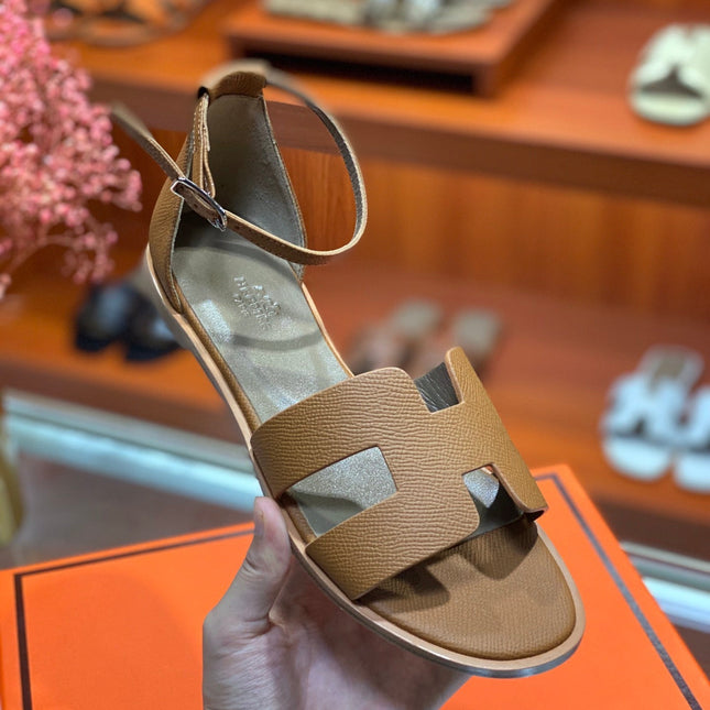 SANTORINI SANDAL BRONZE CALFSKIN