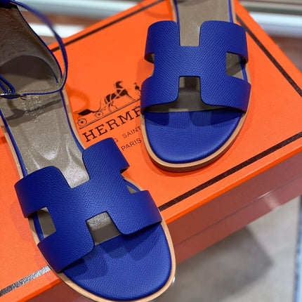 SANTORINI SANDAL AZURE CALFSKIN