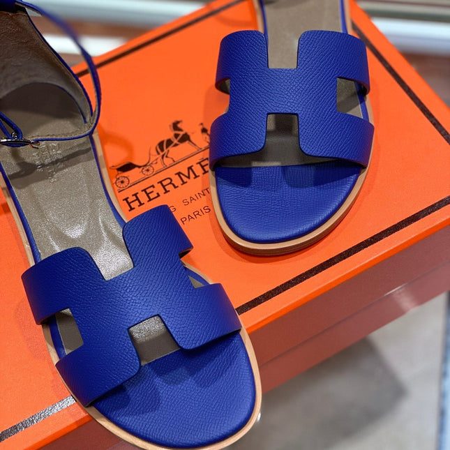 SANTORINI SANDAL AZURE CALFSKIN