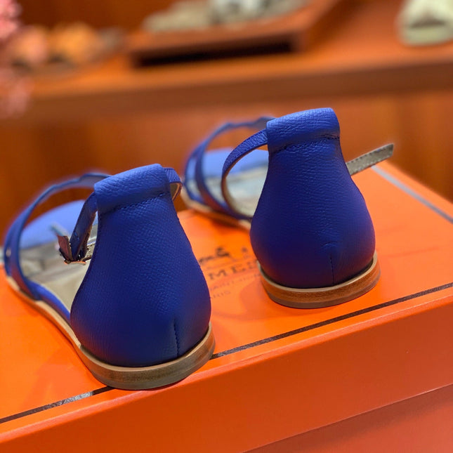 SANTORINI SANDAL AZURE CALFSKIN