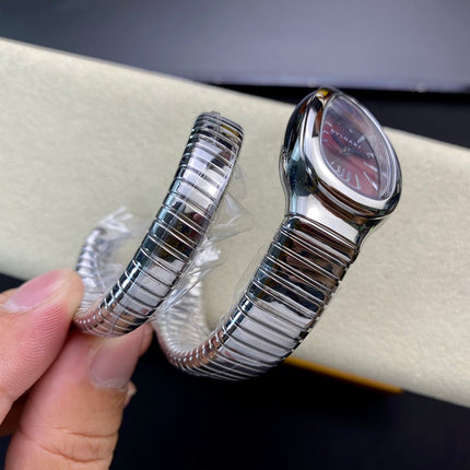 SERPENTI TUBOGAS QUARTZ STEEL RED DIAL