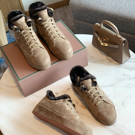 LP WINTER NUAGES HIGH SNEAKERS CEDAR LAMBSKIN