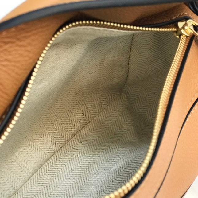 LOE MINI 18 PUZZLE BAG IN WARM DESERT CALFSKIN