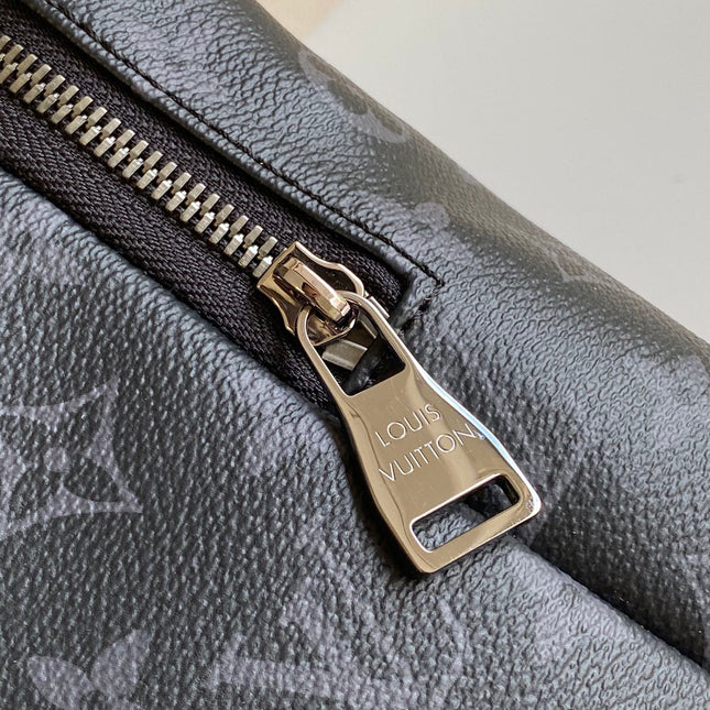 BACKPACK 40 IN GUN METAL MONOGRAM ECLIPSE CANVAS