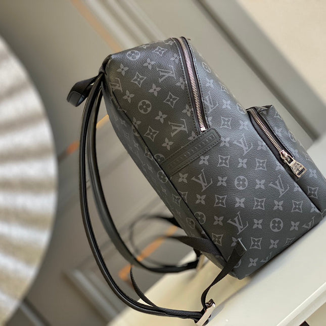 BACKPACK 40 IN GUN METAL MONOGRAM ECLIPSE CANVAS