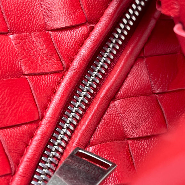 MINI JODIE 27 IN RED LAMBSKIN