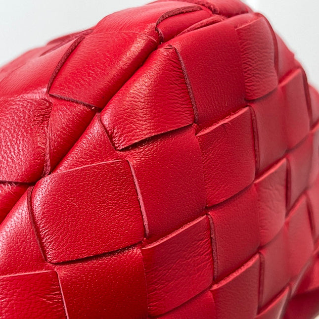 MINI JODIE 27 IN RED LAMBSKIN