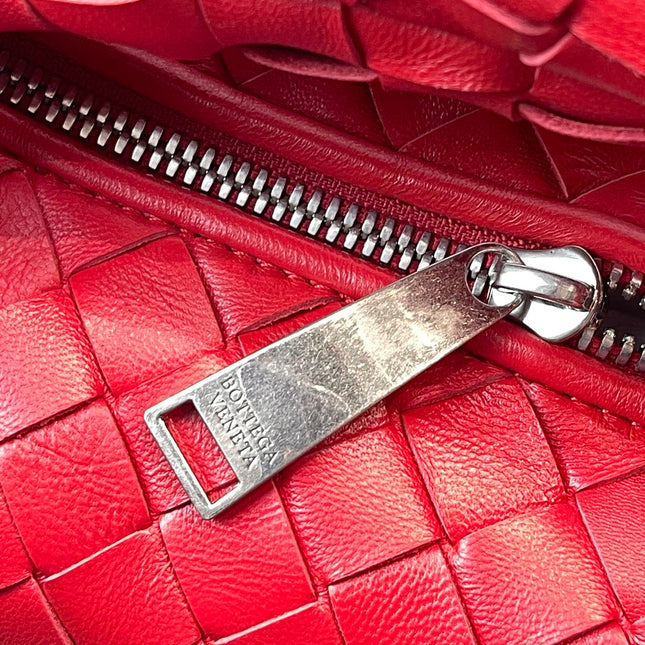 MINI JODIE 27 IN RED LAMBSKIN