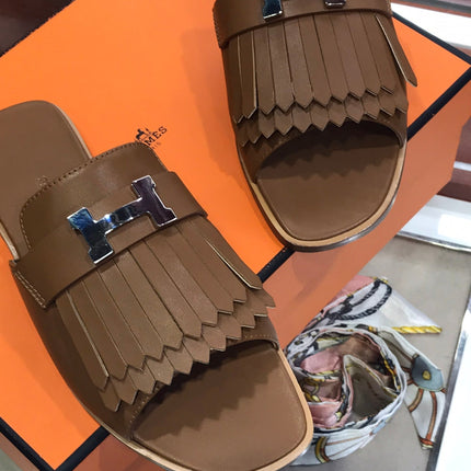 ROYAL SANDAL CHOCOLATE LAMBSKIN