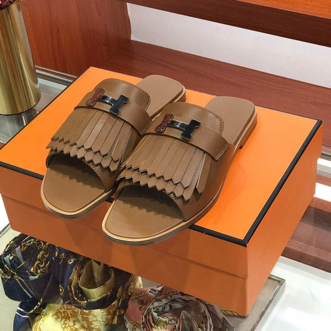 ROYAL SANDAL CHOCOLATE LAMBSKIN