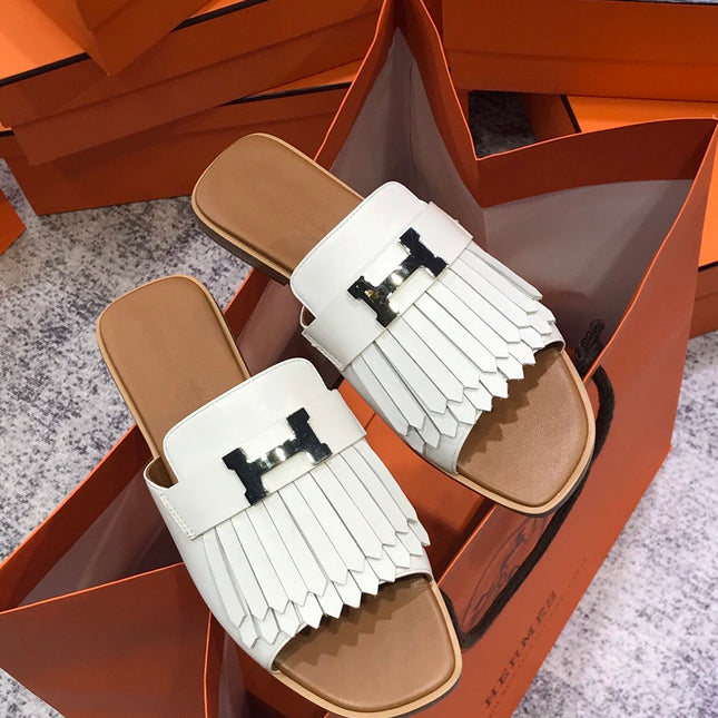 ROYAL SANDAL CARAMEL MIX WHITE LAMBSKIN