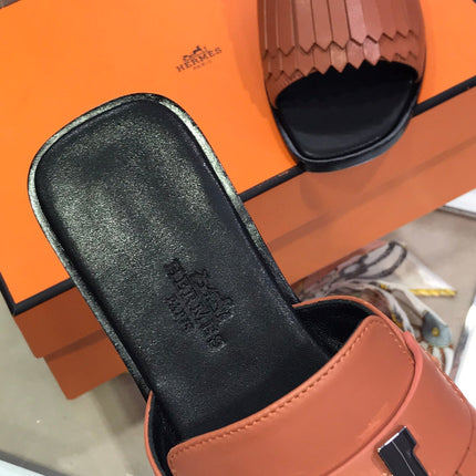 ROYAL SANDAL CHESTNUT LAMBSKIN