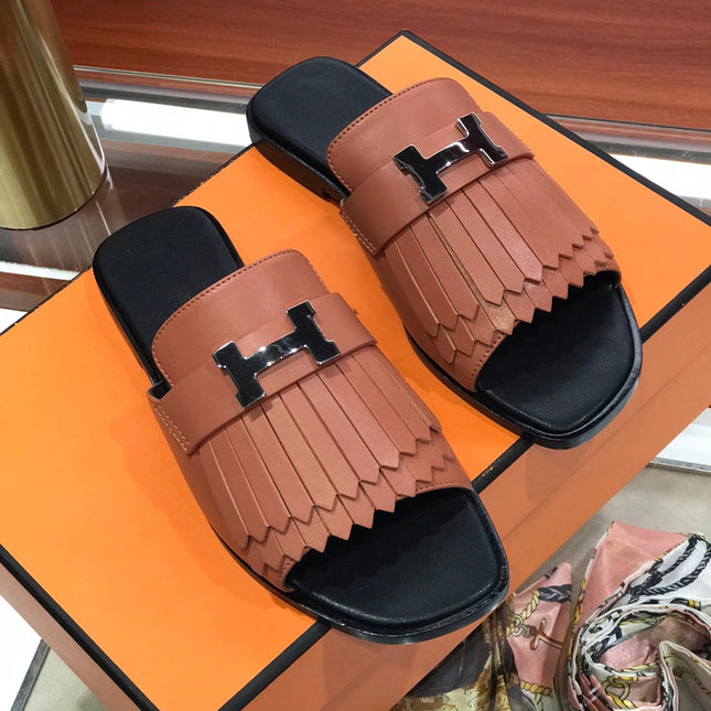 ROYAL SANDAL CHESTNUT LAMBSKIN