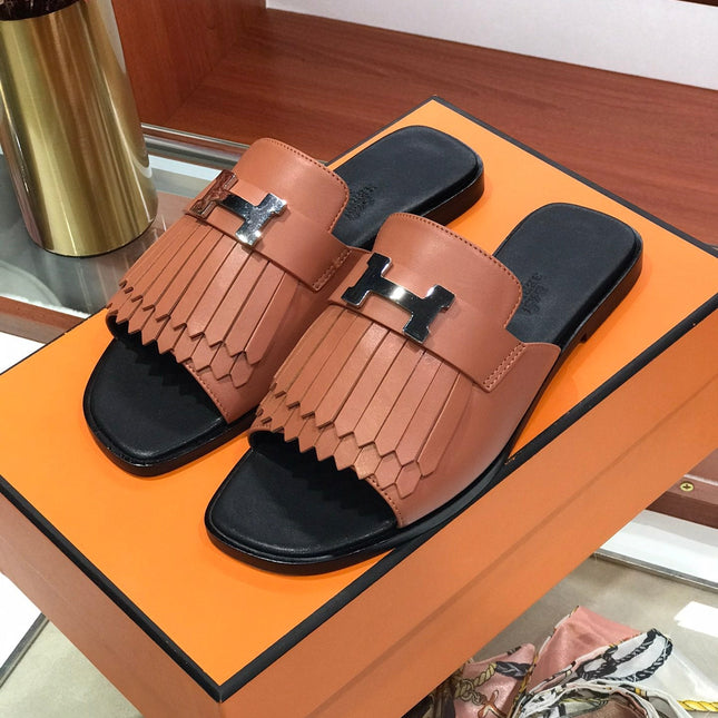ROYAL SANDAL CHESTNUT LAMBSKIN