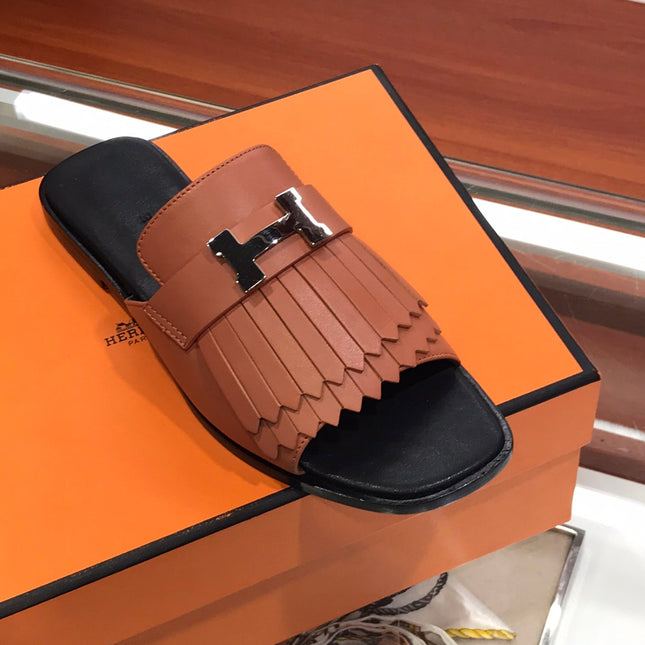ROYAL SANDAL CHESTNUT LAMBSKIN