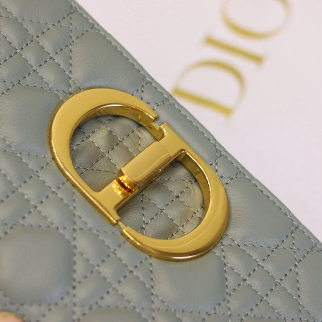 CARO MINI BAG 20 IN LIGHT BLUE CALFSKIN