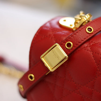 CARO MINI BAG 20 IN CANDY RED CALFSKIN