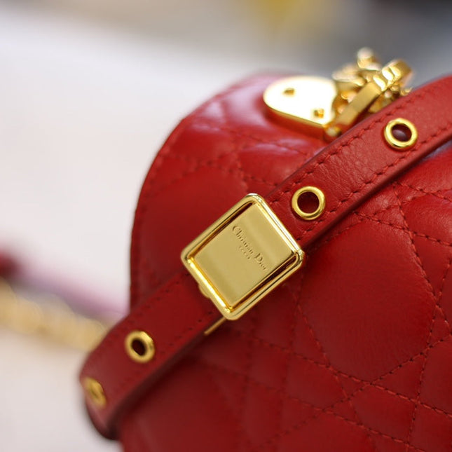 CARO MINI BAG 20 IN CANDY RED CALFSKIN