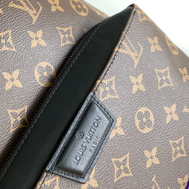 DISCOVERY BACKPACK 40 IN BROWN MONOGRAM CANVAS RUBBER LOGO