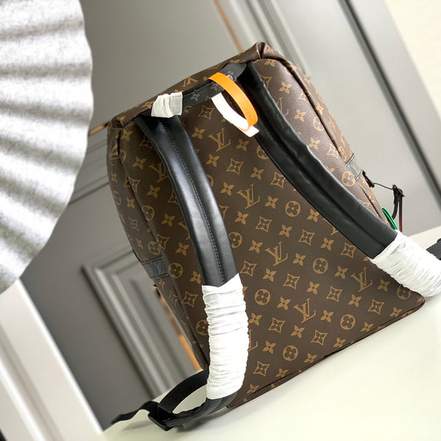 DISCOVERY BACKPACK 40 IN BROWN MONOGRAM CANVAS RUBBER LOGO