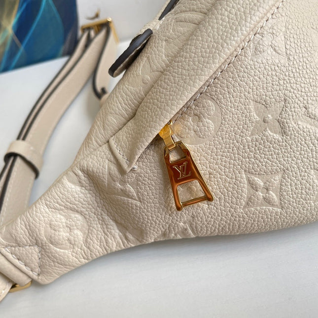 LV BUMBAG WAIST BAG 37 IN CREAM GRAINED CALFSKIN