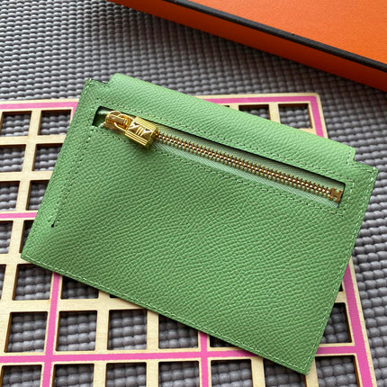 HM Kelly Pocket 13.5 Green Epsom Ghw