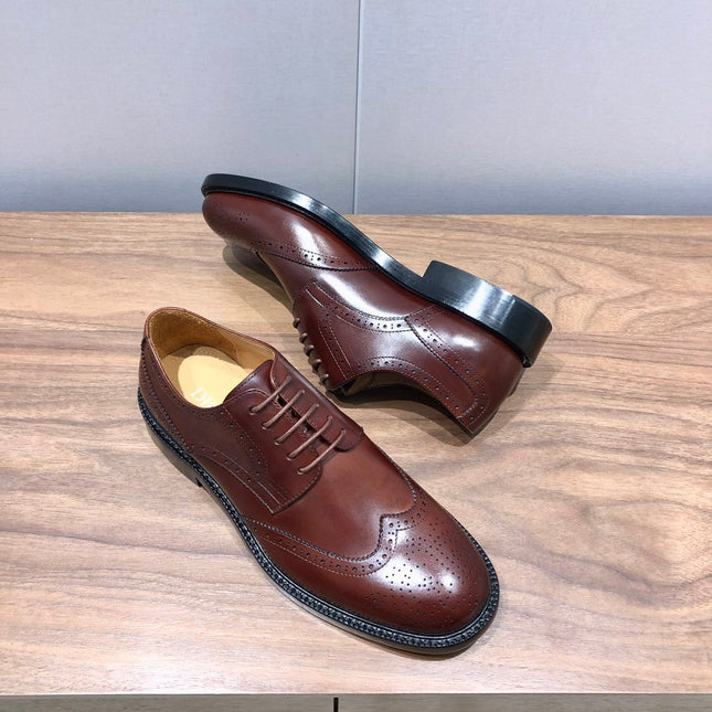 CD LONDON WINGTIP OXFORD BROWN CALFSKIN