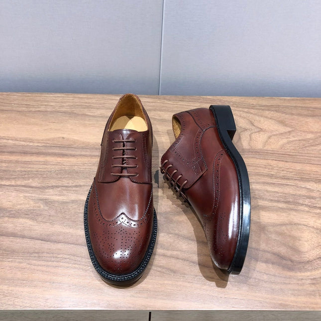 CD LONDON WINGTIP OXFORD BROWN CALFSKIN