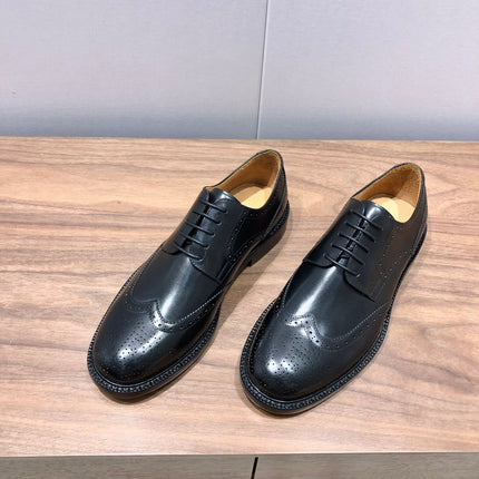 CD LONDON WINGTIP OXFORD BLACK CALFSKIN