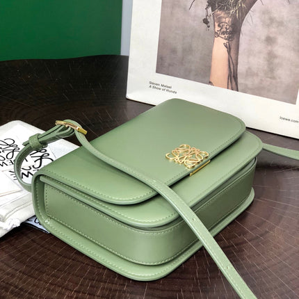 GOYA 18 BAG IN AVOCADO GREEN SILK CALFSKIN