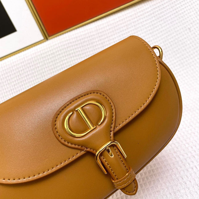 MINI BOBBY EAST-WEST 20 BAG IN CHOCOLATE BROWN CALFSKIN