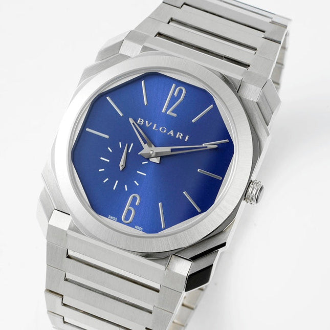 OCTO FINISSIMO AUTOMATIC STEEL CASE BLUE DIAL