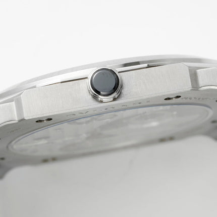 OCTO FINISSIMO AUTOMATIC STEEL CASE BLACK DIAL