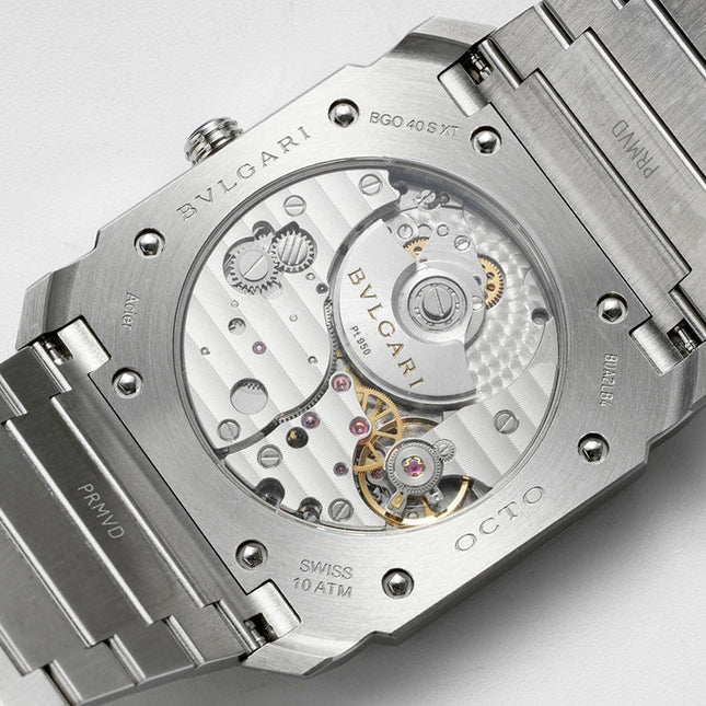 OCTO FINISSIMO AUTOMATIC STEEL CASE BLUE DIAL