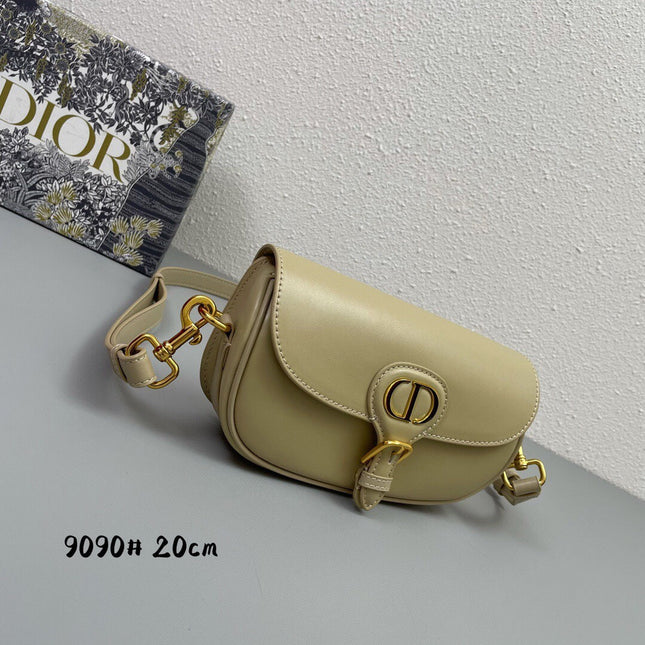 MINI BOBBY EAST-WEST 20 BAG IN BEIGE CREAM CALFSKIN