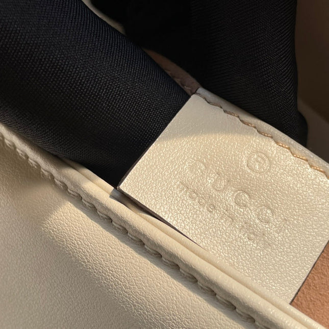 GG MARMONT MATELASSÉ SMALL 22 BAG WHITE CALFSKIN