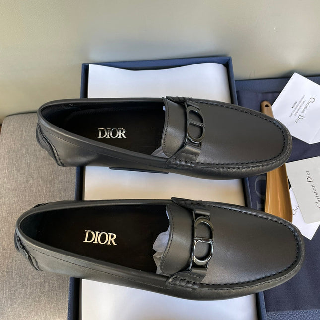 CD ODÉON LOAFER BLACK CALFSKIN