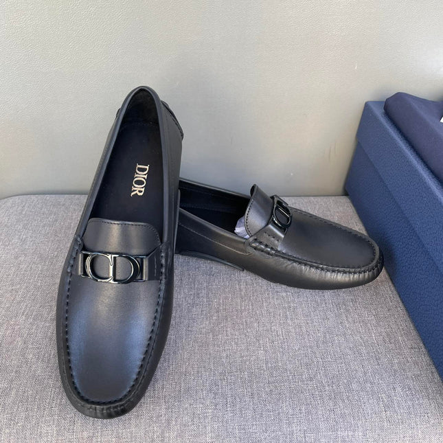 CD ODÉON LOAFER BLACK CALFSKIN