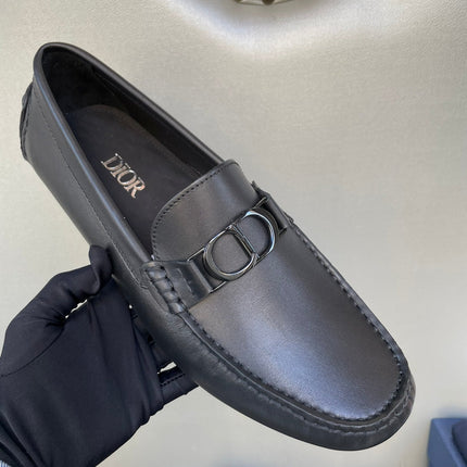 CD ODÉON LOAFER BLACK CALFSKIN