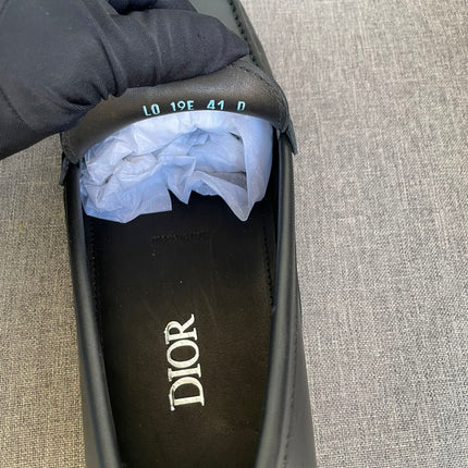 CD ODÉON LOAFER BLACK CALFSKIN