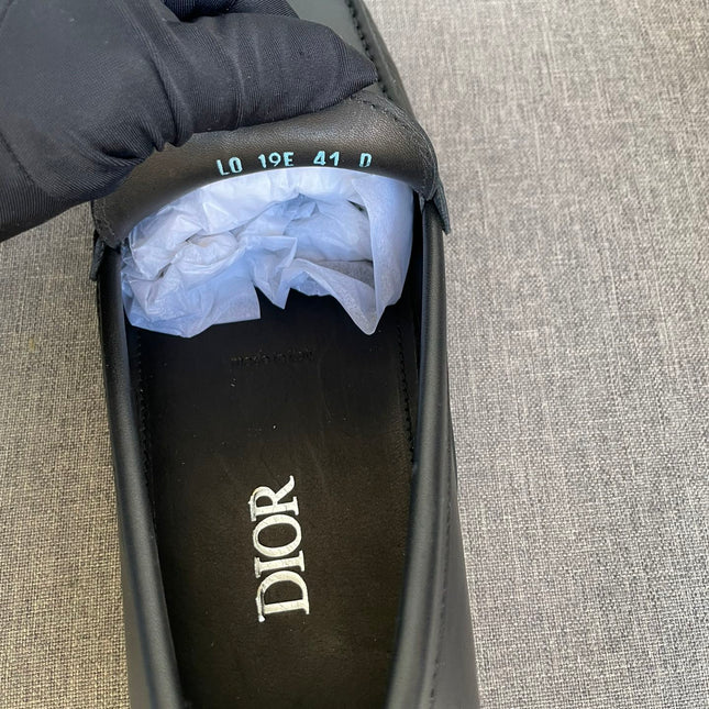 CD ODÉON LOAFER BLACK CALFSKIN