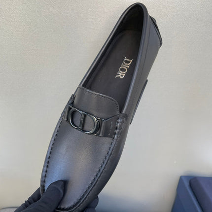 CD ODÉON LOAFER BLACK CALFSKIN